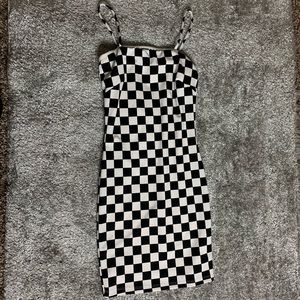 Fashion Nova Dresses - Checkerboard Mini Dress Fashion Nova Dresses - Checkerboard Mini Dress